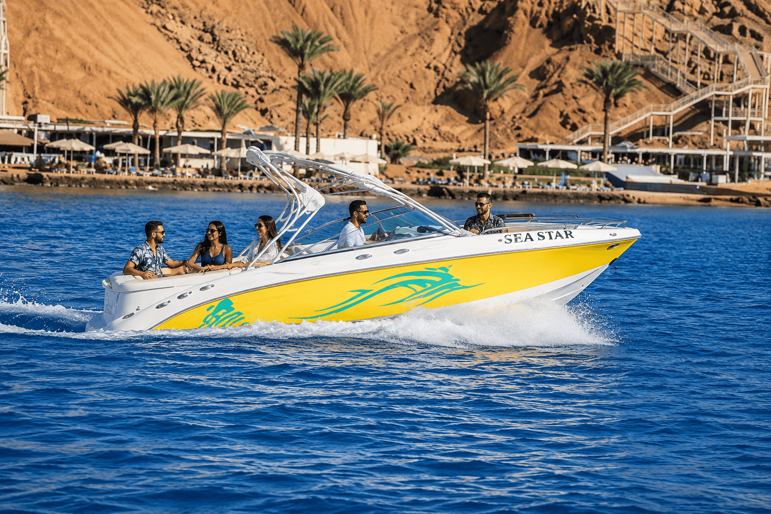 Private Speed Boat Trip in Sharm El Sheikh Snorkelling & Swimming
