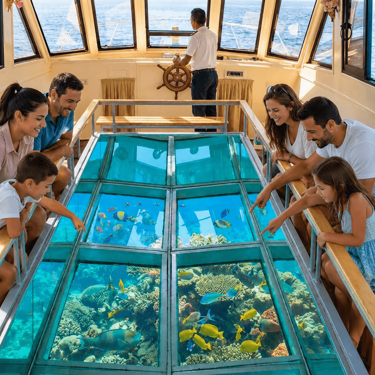 Glass Bottom Boat Trip in Sharm El Sheikh