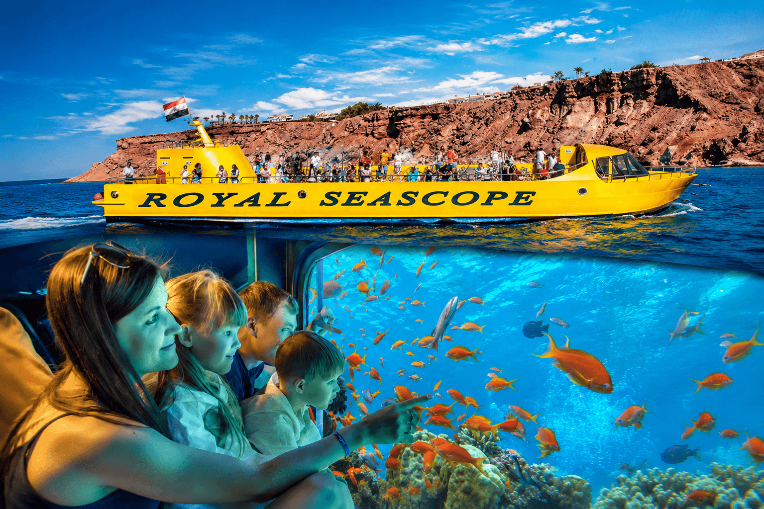 Semi-Submarine (Sea Scope) Boat Tour in Sharm El Sheikh